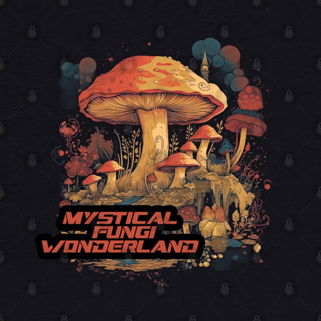 Mystical Fungi Wonderland by Oddities Outlet